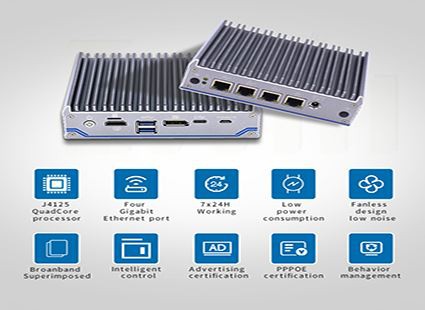 4 Lan J4125 četvorojezgarni procesorski vatrozid Mini PC