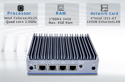 J4125 Mikro firewall aparat