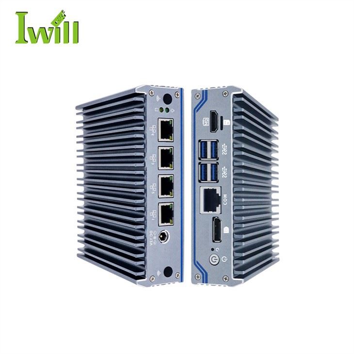 J4125 Mini PC 4 Lan računar bez ventilatora